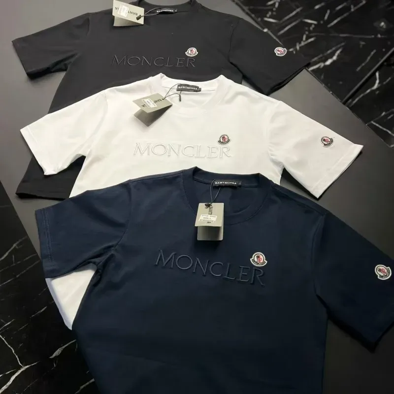 『S-4XL』超人気商品 トレンド シンプル カジュアル 高品質 快適 手触り良くゆるい 刺繍Ｔシャツ