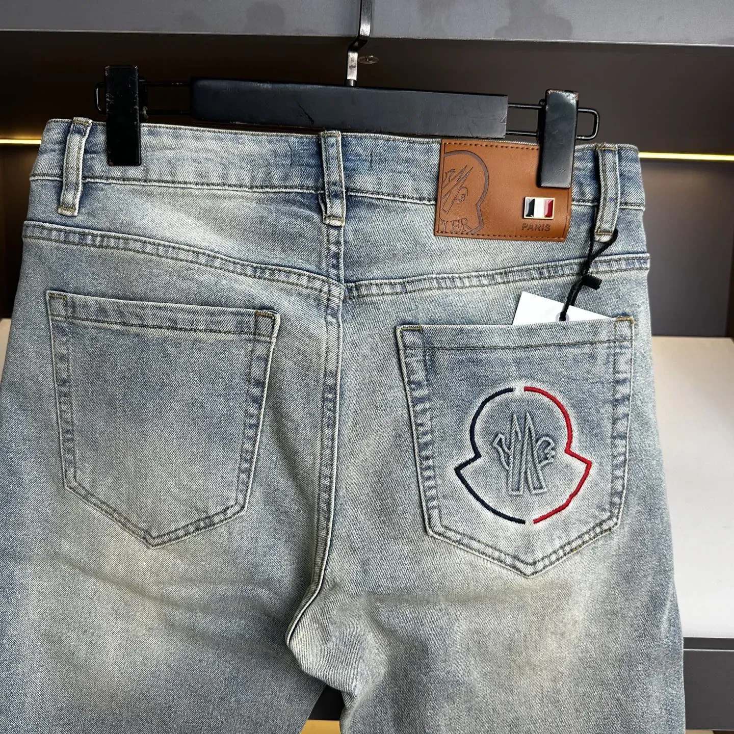 『S-2XL』クラシック 春夏 ウォッシュ メンズ スリム ストレート ジーンズ