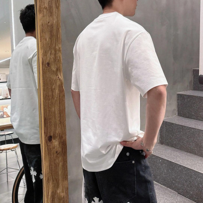 『S-4XL』超人気商品 大人の定番 合わせやすい 質感のいい 快適 通気性 高品質 刺繍Ｔシャツ