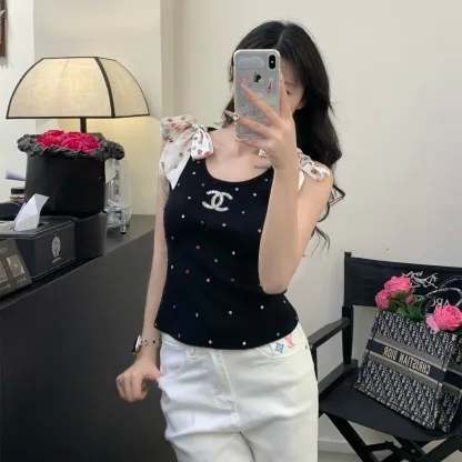 『フリーサイズ』組み合わせやすい 美人度アップ 女子マスト 高級感 クラシック フィット感 エレガント タンクトップ