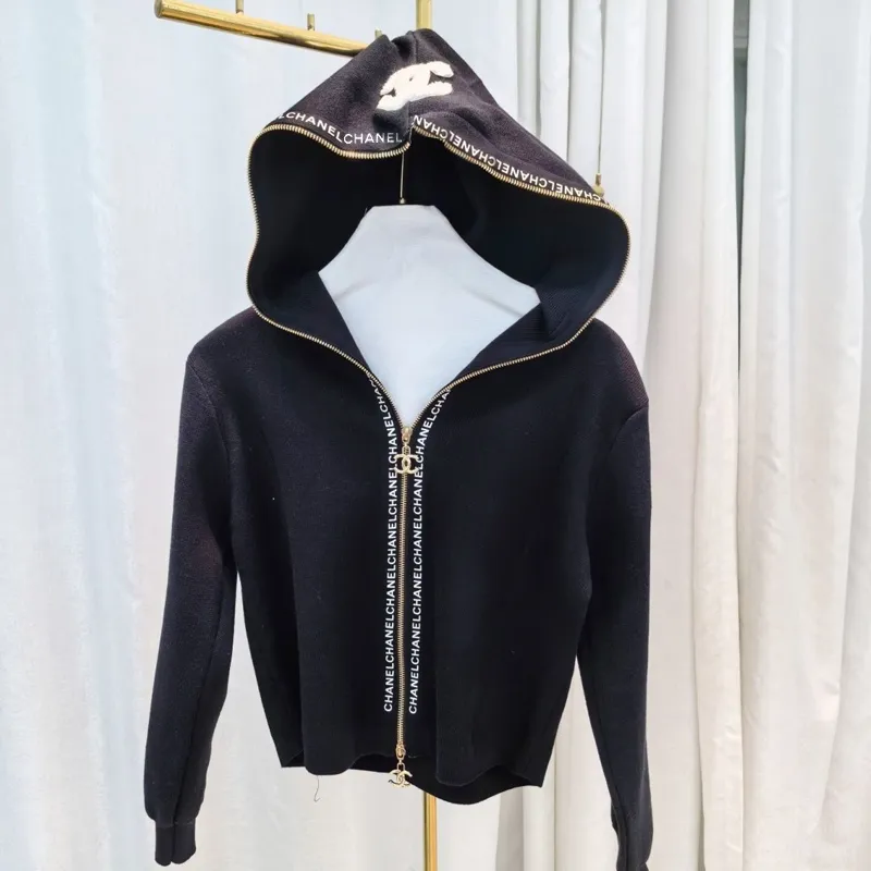 『S-L』絶対欲しい！フード付き 着心地良い トレンド 合わせやすい 着痩せ ニット ジャケット