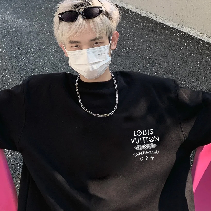 『S-4XL』絶対欲しい ゆるい 手触り良くファッション クラシック シンプルＴシャツ