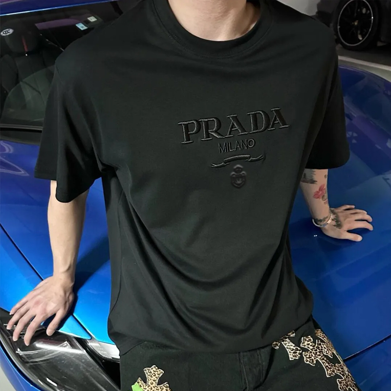 『S-4XL』大好評 着心地良い 今季大流行 高級感 柔らかい スタイリッシュ ミニマリスト 刺繍 Ｔシャツ