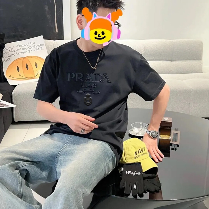 『S-4XL』大好評 着心地良い 今季大流行 高級感 柔らかい スタイリッシュ ミニマリスト 刺繍 Ｔシャツ