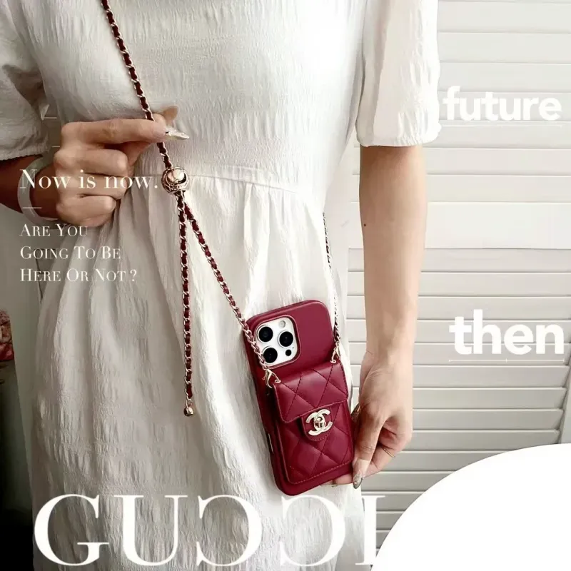 トレンド カードホルダー ストラップ付き スマホケース