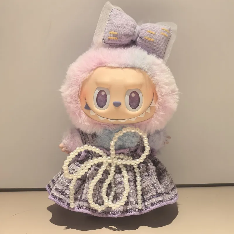 取り入れたい 大人気 キュート スウィートリボン labubuぬいぐるみペンダント 服