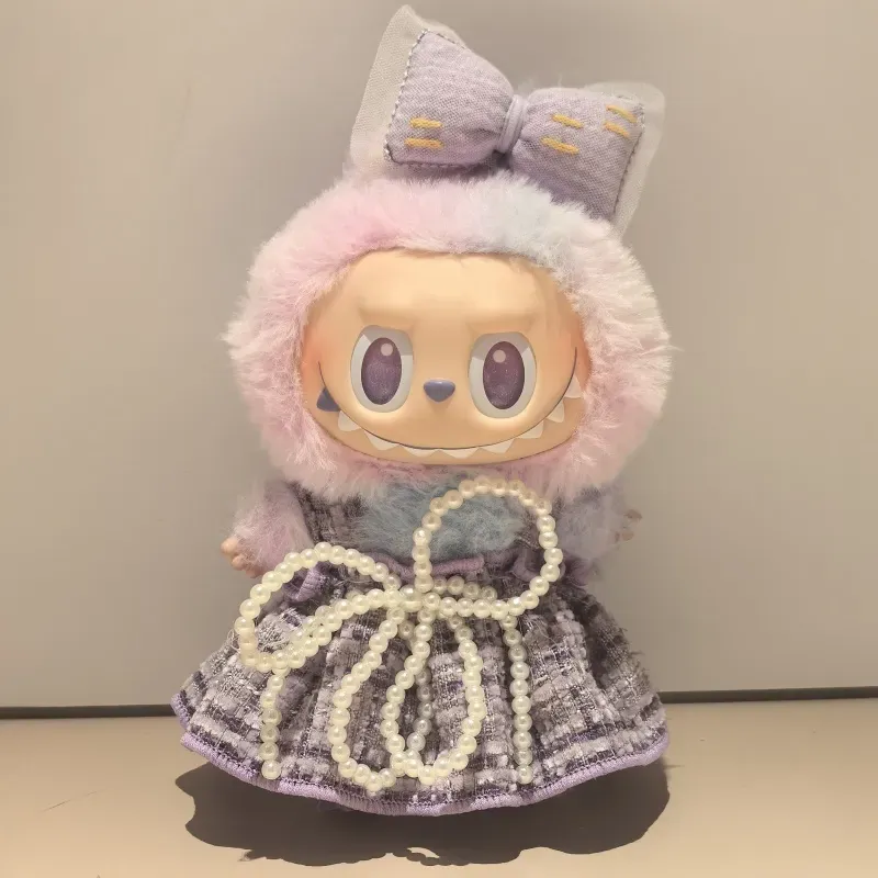 取り入れたい 大人気 キュート スウィートリボン labubuぬいぐるみペンダント 服