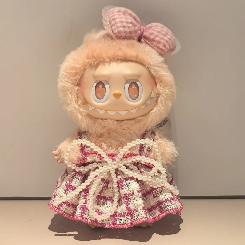 取り入れたい 大人気 キュート スウィートリボン labubuぬいぐるみペンダント 服
