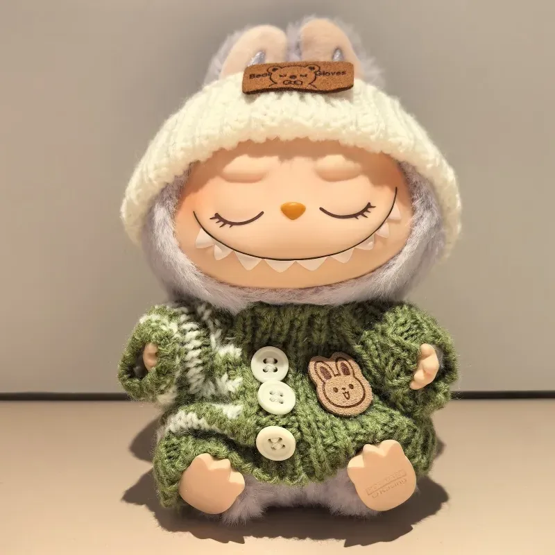 好感度UP 絶対欲しい トレンド ニット labubuぬいぐるみペンダント 服