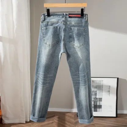 『S-2XL』取り入れたい 組み合わせやすい 重工 ハンサム 気質いい ジーンズ