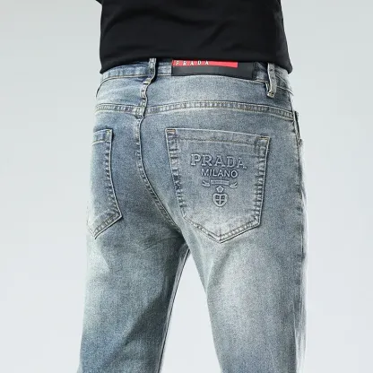 『S-2XL』取り入れたい 組み合わせやすい 重工 ハンサム 気質いい ジーンズ