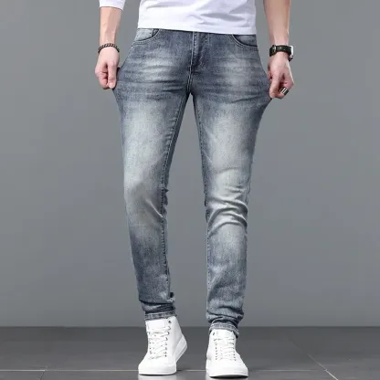 『S-2XL』上品 ファッション シンプル 高品質 着瘦せ ストレッチ 合わせやすい ジーンズ