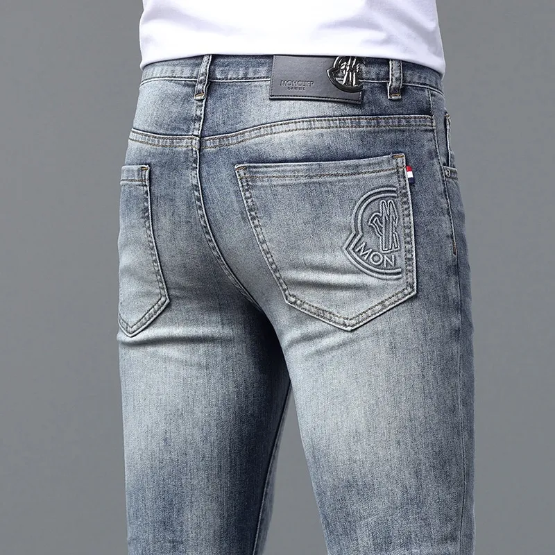 『S-2XL』上品 ファッション シンプル 高品質 着瘦せ ストレッチ 合わせやすい ジーンズ