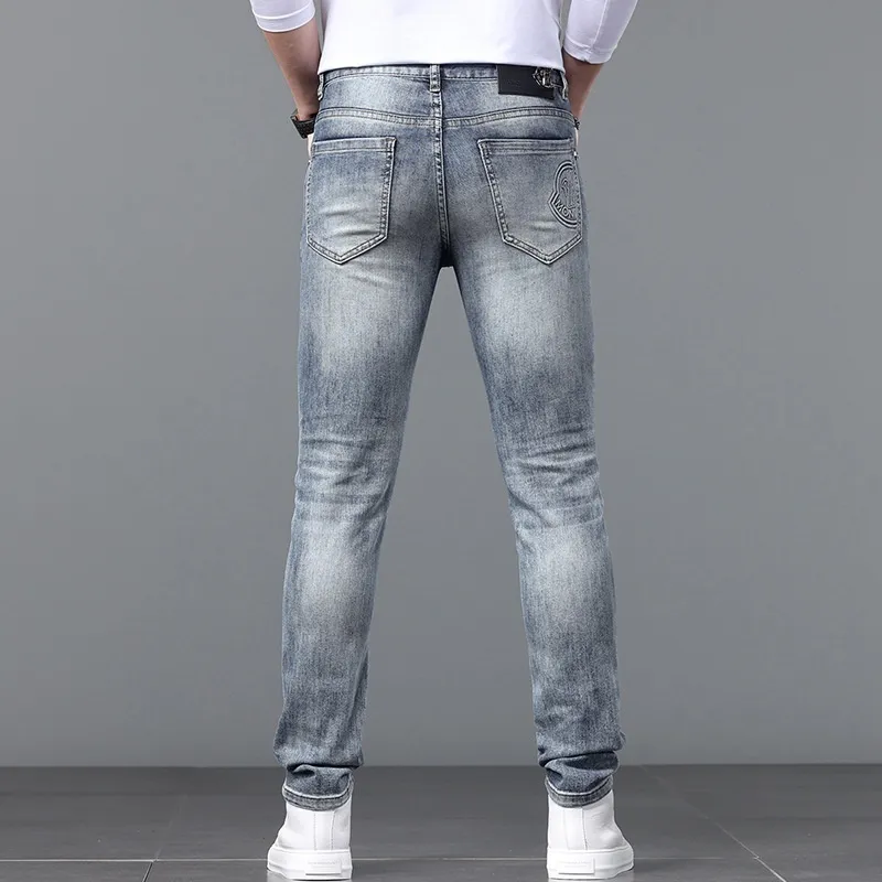 『S-2XL』上品 ファッション シンプル 高品質 着瘦せ ストレッチ 合わせやすい ジーンズ