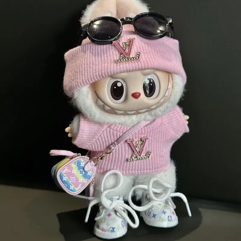 おしゃれ スウィート繊細 labubuぬいぐるみペンダント服 人形を含まない