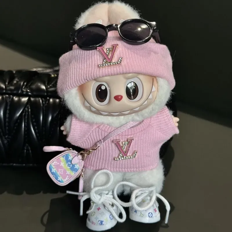 おしゃれ スウィート繊細 labubuぬいぐるみペンダント服 人形を含まない