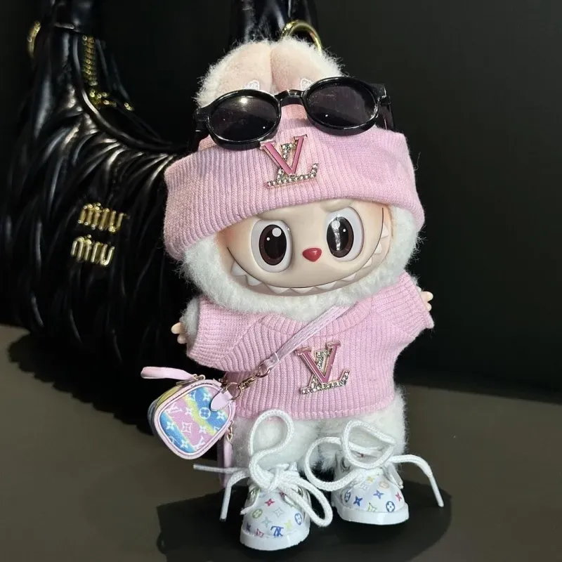 おしゃれ スウィート繊細 labubuぬいぐるみペンダント服 人形を含まない