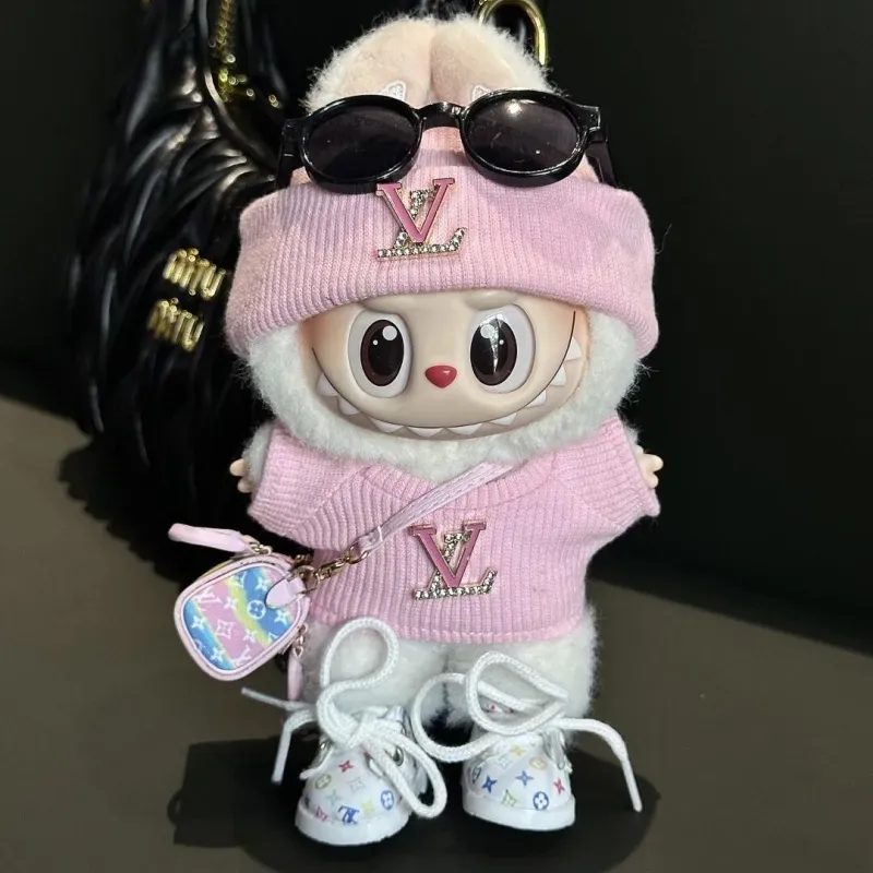 おしゃれ スウィート繊細 labubuぬいぐるみペンダント服 人形を含まない