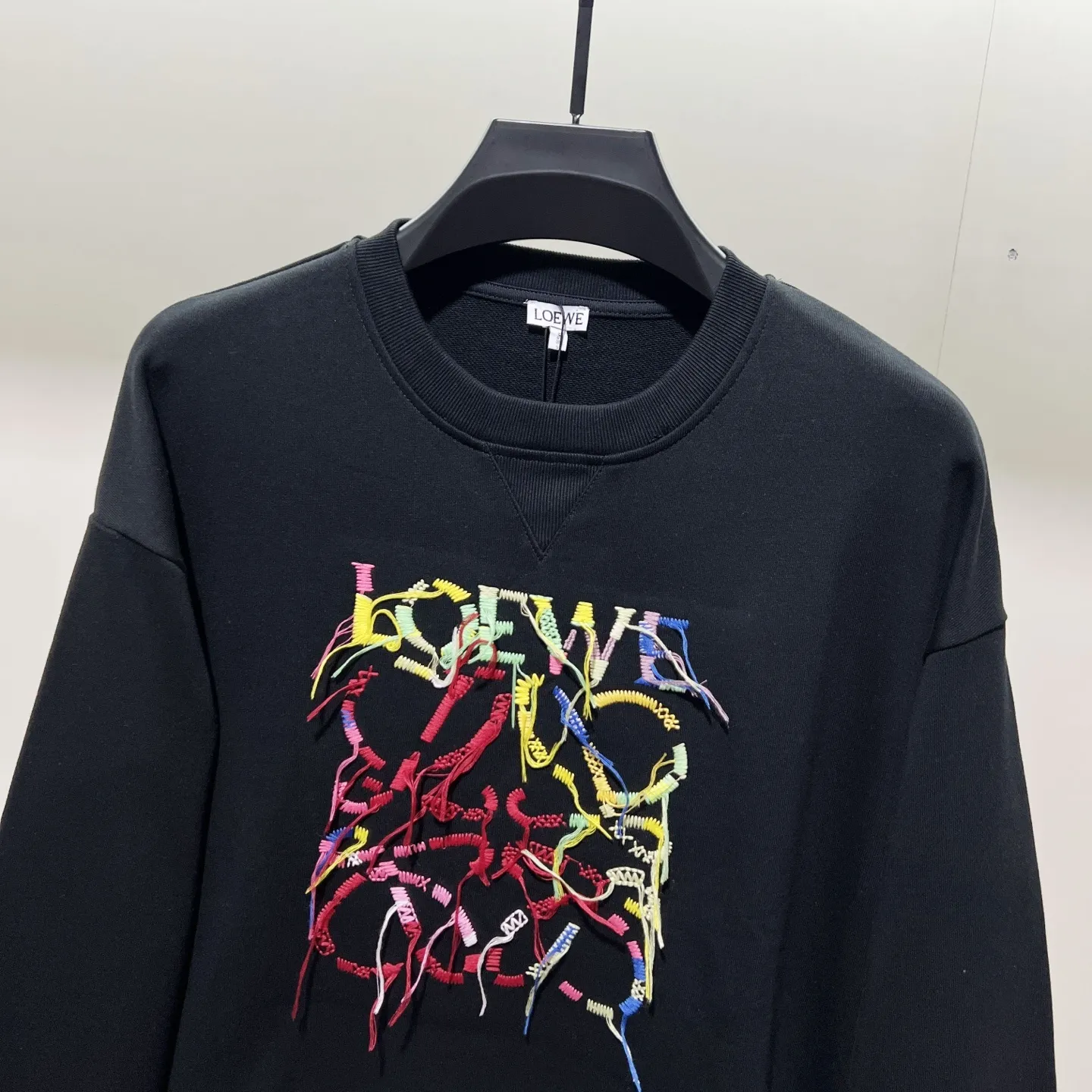 『XS-L』着回し力バツグン モード風 刺繍 人気モデル 三色選べる カジュアル トレーナー