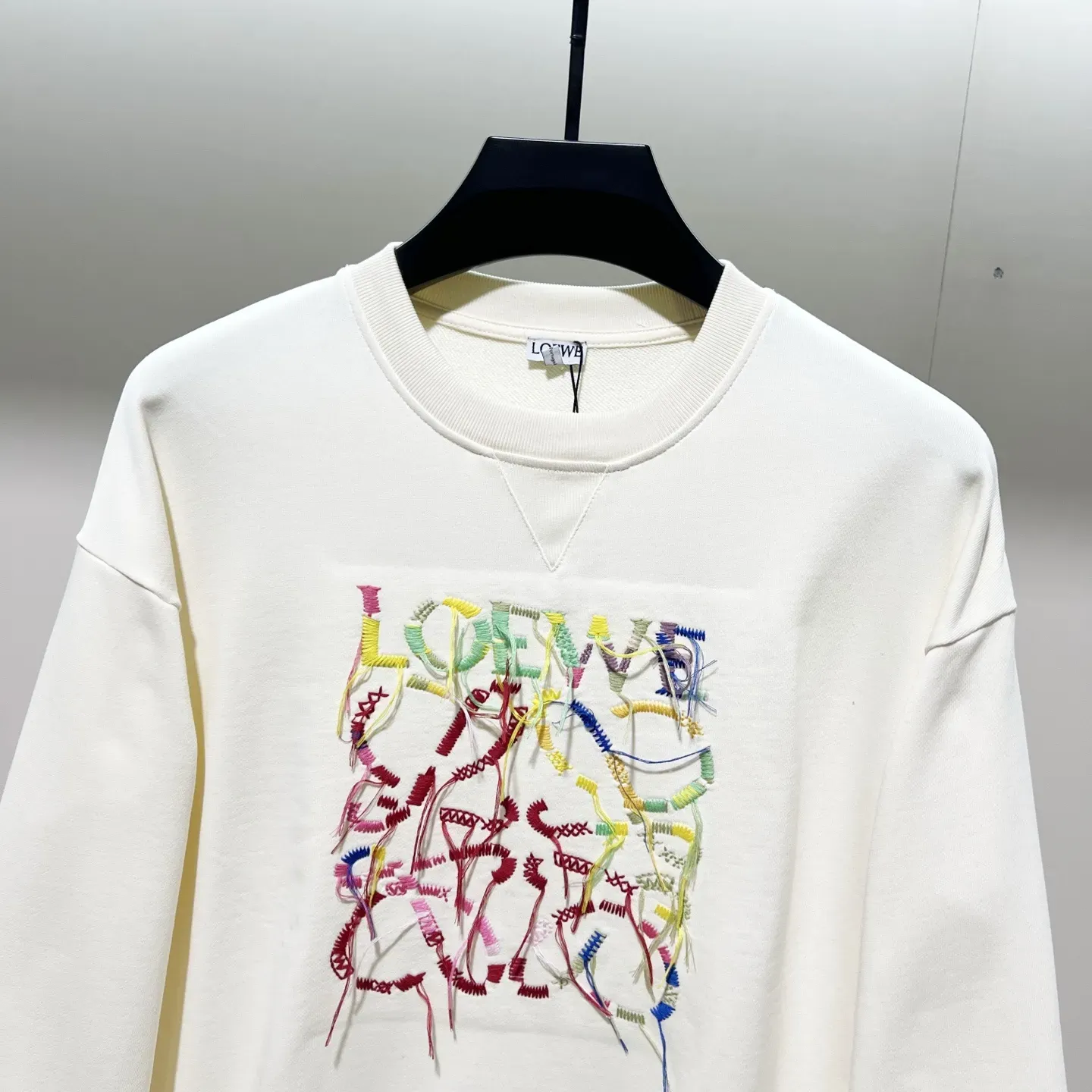 『XS-L』着回し力バツグン モード風 刺繍 人気モデル 三色選べる カジュアル トレーナー