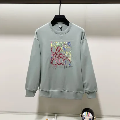 『XS-L』着回し力バツグン モード風 刺繍 人気モデル 三色選べる カジュアル トレーナー