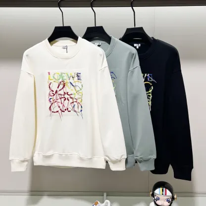『XS-L』着回し力バツグン モード風 刺繍 人気モデル 三色選べる カジュアル トレーナー