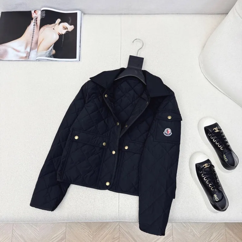 『S-L』好感度UP 元気いっぱい フェミニン シングルブレスト クルーデュロンジャケットアウター