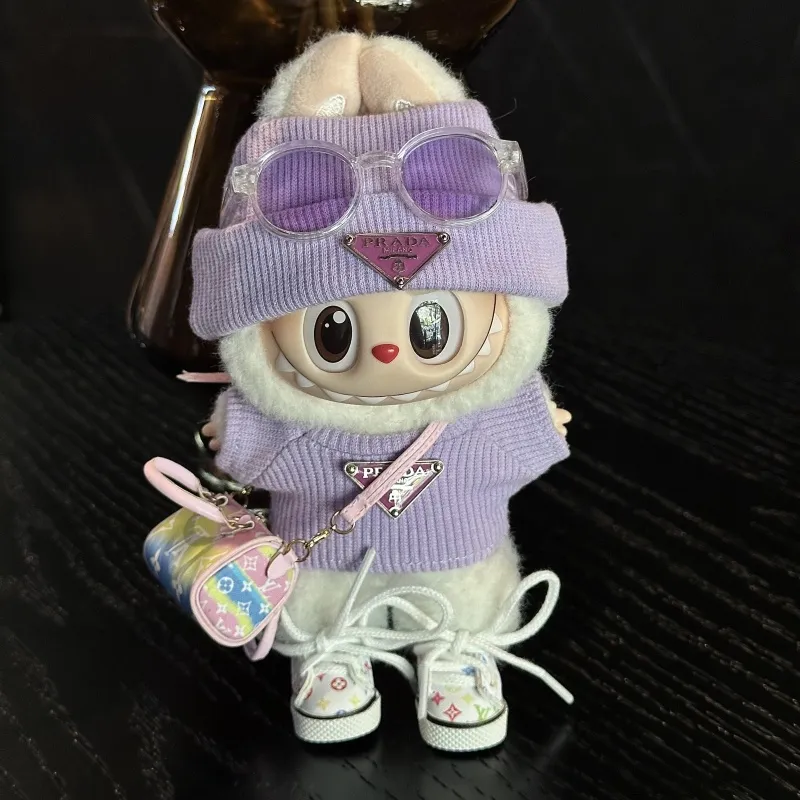 おすすめ 目立つ キュート モード labubuぬいぐるみペンダント服 人形を含まない