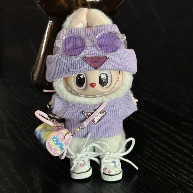 おすすめ 目立つ キュート モード labubuぬいぐるみペンダント服 人形を含まない