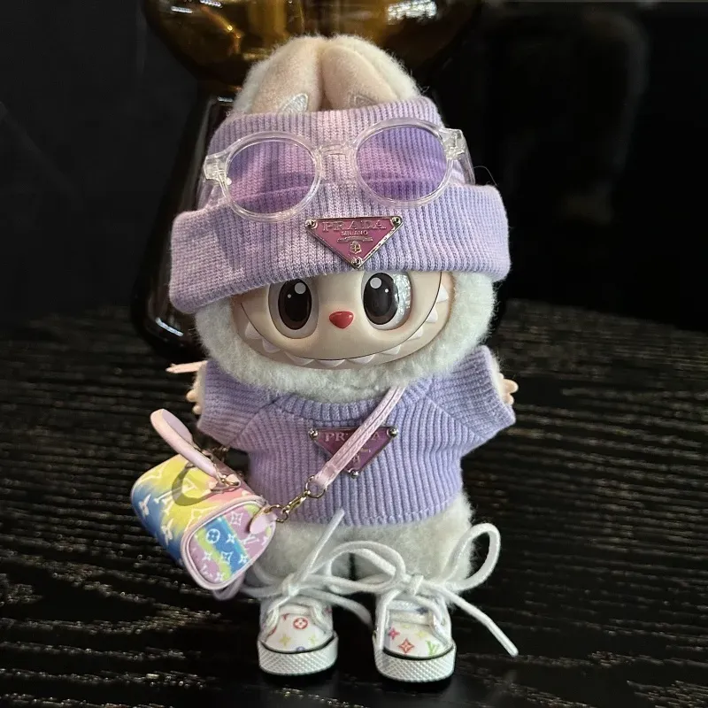 おすすめ 目立つ キュート モード labubuぬいぐるみペンダント服 人形を含まない