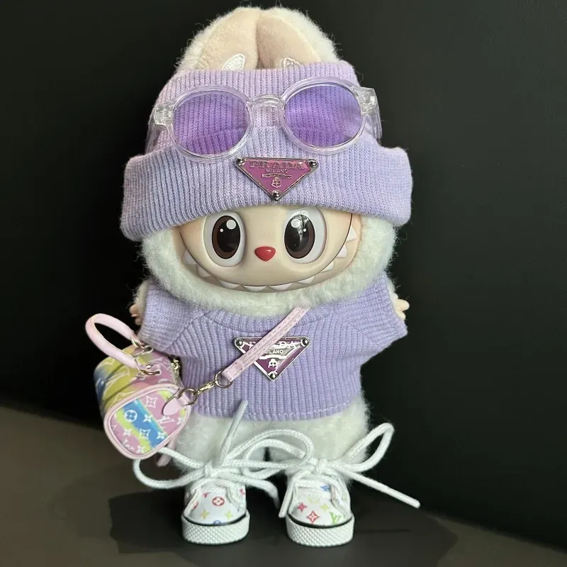 おすすめ 目立つ キュート モード labubuぬいぐるみペンダント服 人形を含まない