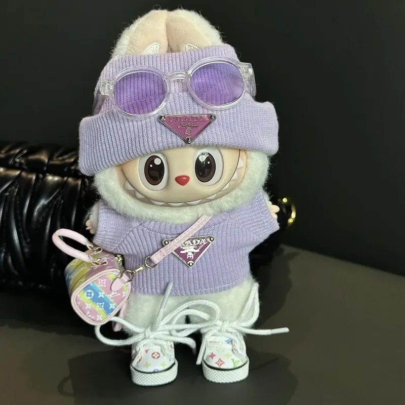 おすすめ 目立つ キュート モード labubuぬいぐるみペンダント服 人形を含まない