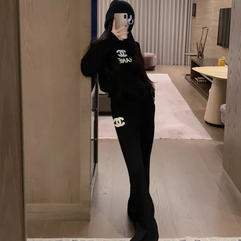 『フリーサイズ』優しい雰囲気 上質な トレンド カジュアル ふわふわ 洗練された 着瘦せ ニットセットアップ