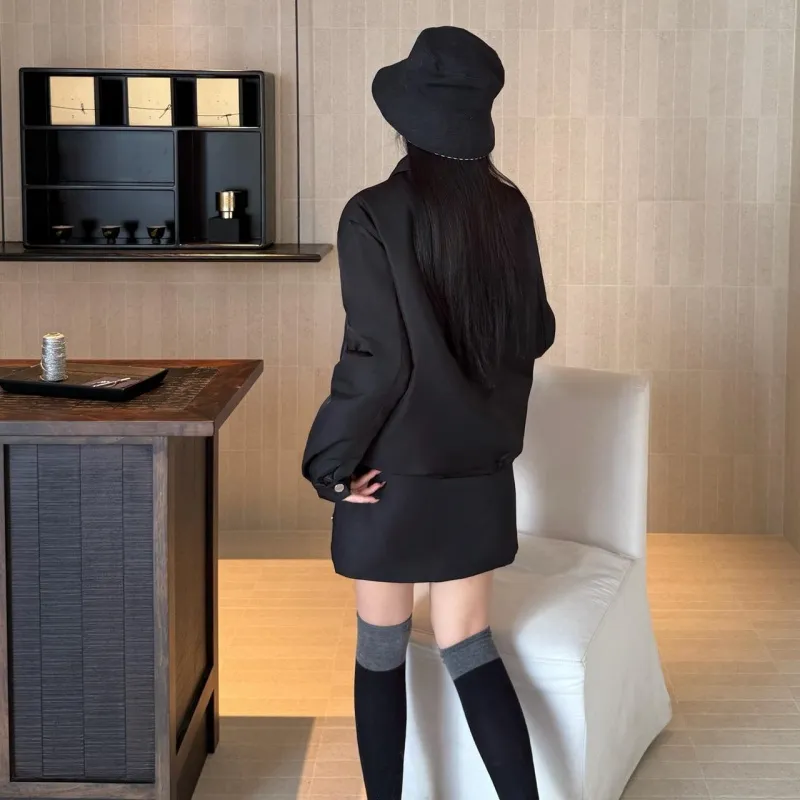 『S-L』目立つ 気質満点 高級感 トレンド フェミニン シンプル クラシック セットアップ