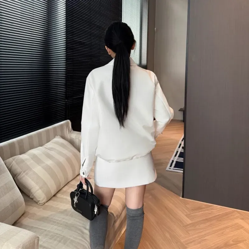 『S-L』目立つ 気質満点 高級感 トレンド フェミニン シンプル クラシック セットアップ