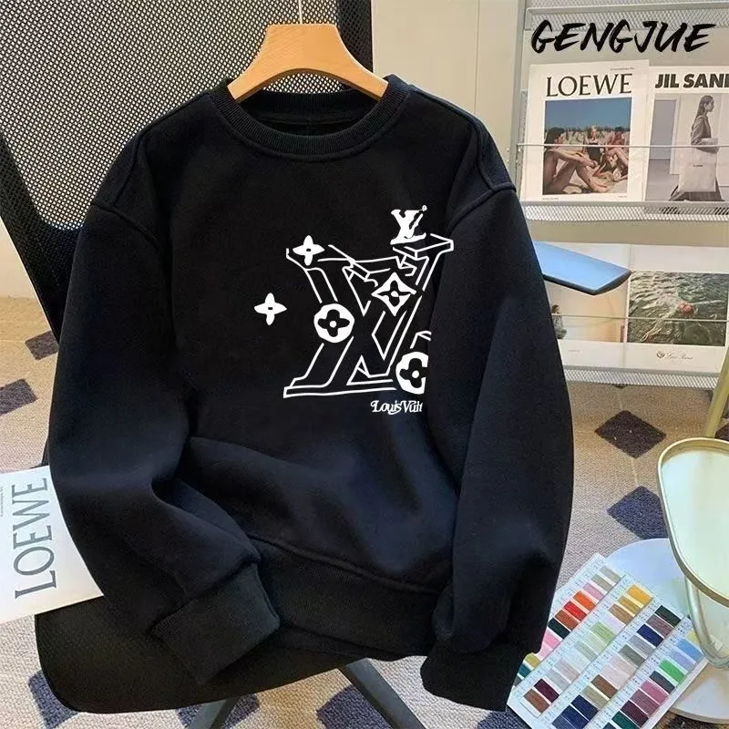 『M-3XL』大人の定番 ファッション 質感のいい シンプル 合わせやすい プリントトレーナー