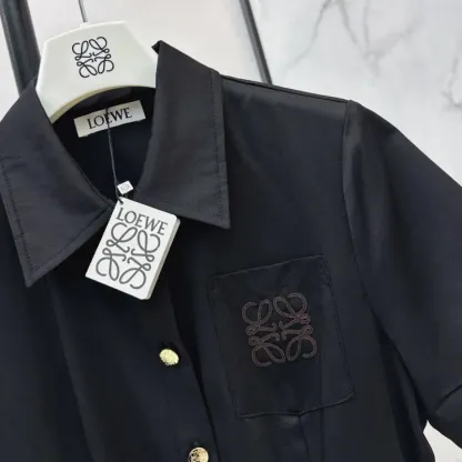 『S-L』圧倒的セクシー 絶対欲しい ファッション 刺繍 折り襟 ワンピース