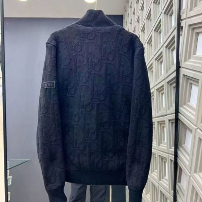 おしゃれなパッチワークニットスタンドカラーコットンコート。秋冬に暖かく、ユニセックス。