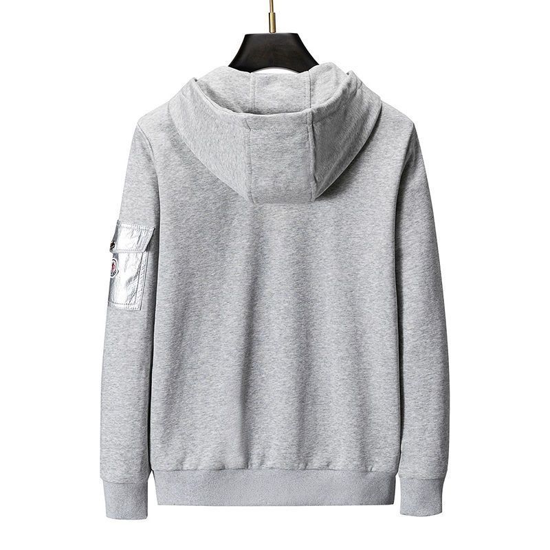 新作秋冬メンズスポーツスーツカーディガンルーズフード付きジャケットツーピースセット