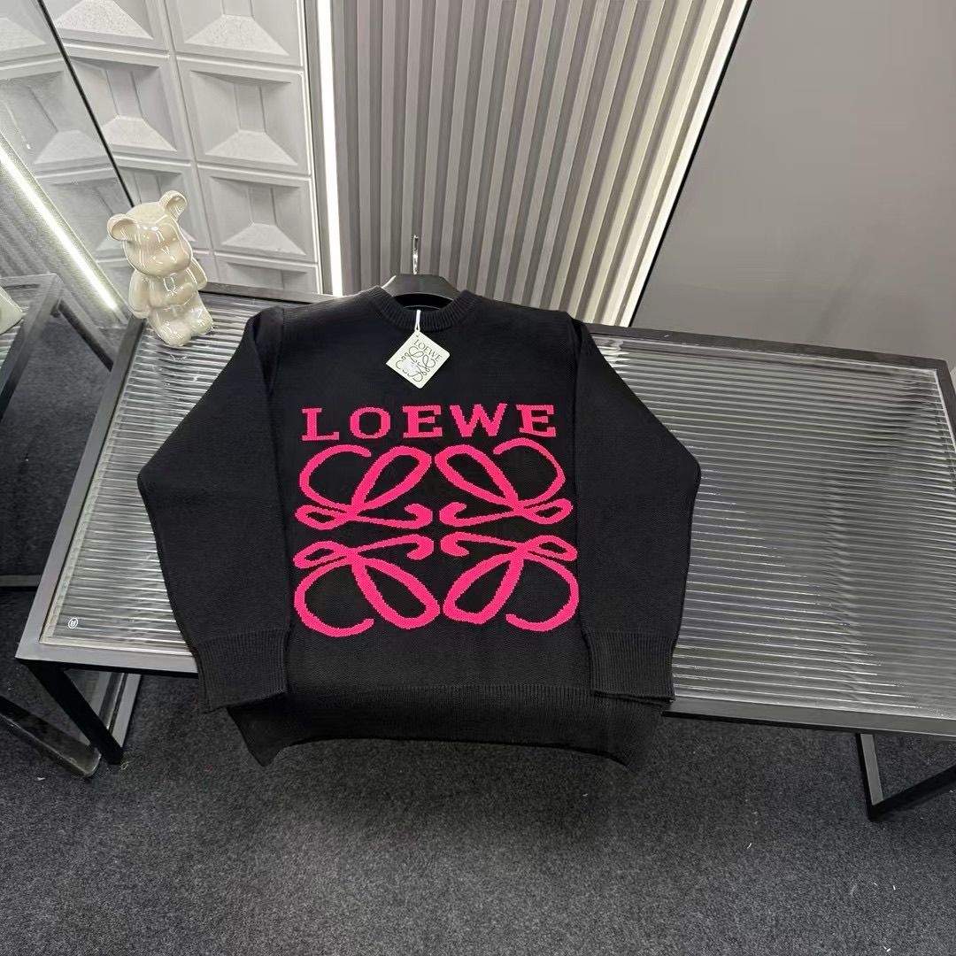 2025年秋冬レターラウンドネック長袖セーター