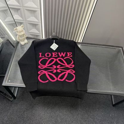 2025年秋冬レターラウンドネック長袖セーター