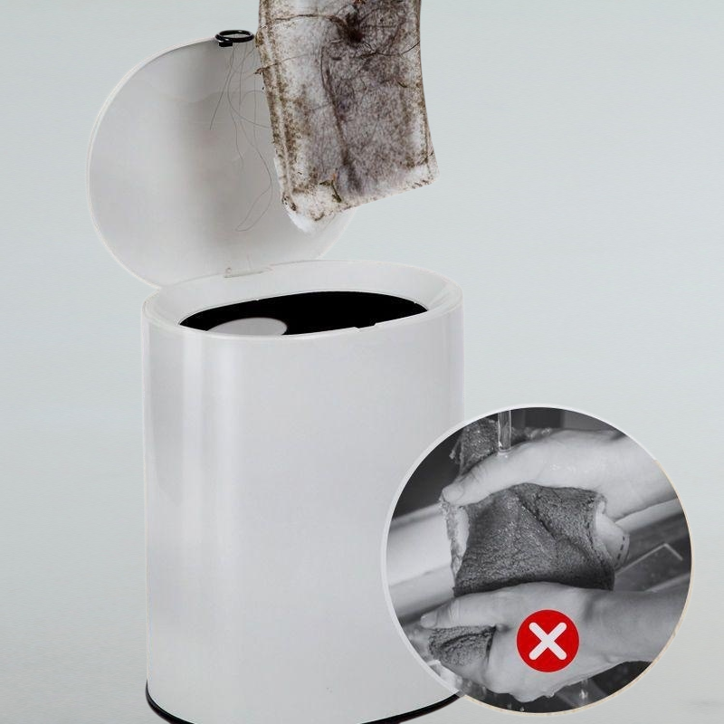 Hands-free electrostatic dust mop