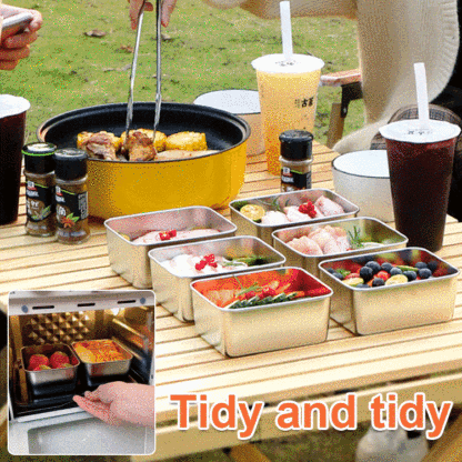 Stainless steel fresh-keeping box, sealed and fresh-keeping