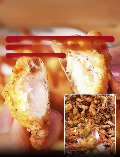 Crispy ready-to-eat small sea crab🦀 Each mini crab is rich in high-quality calcium and natural omega-3 fatty acids, with nutritional value far exceeding that of ordinary snacks.