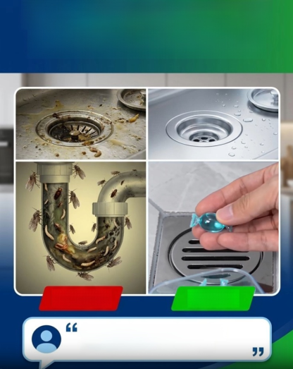 [One capsule solves the problem of smelly mosquitoes] 3-in-1 drain cleaner beads