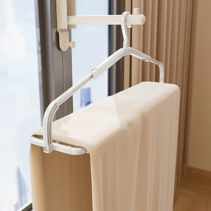 Windproof Non-slip Foldable Telescopic Clothes Hanger