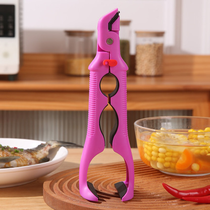 Multifunctional antiscald clip silicone dish clamp device plate opener