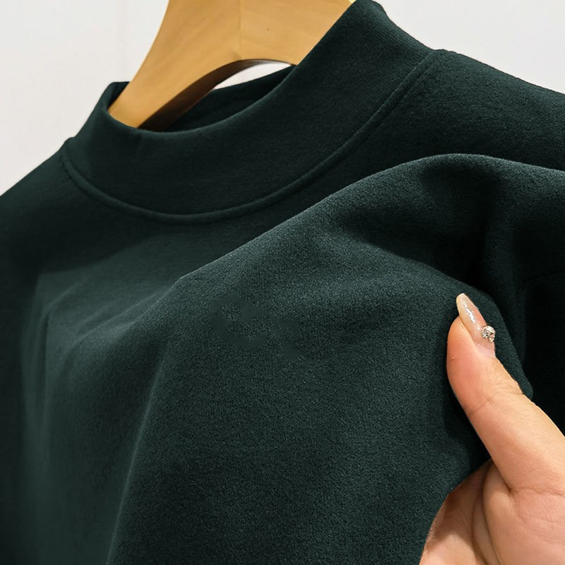 [Warm and High-Tech Insulation] Men's Winter High-Neck Sweatshirt