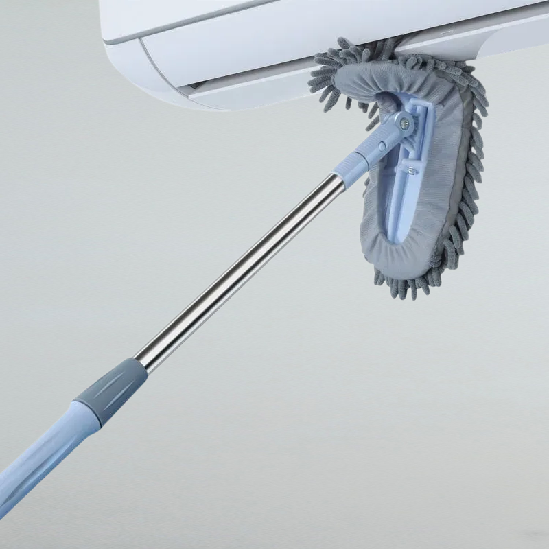 Hands-free wet and dry chenille mop