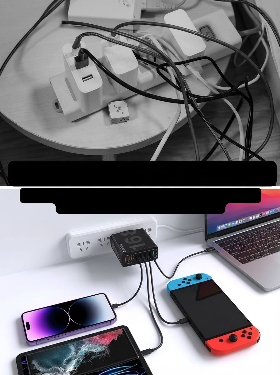 8-Port Smart Fast Charging Hub